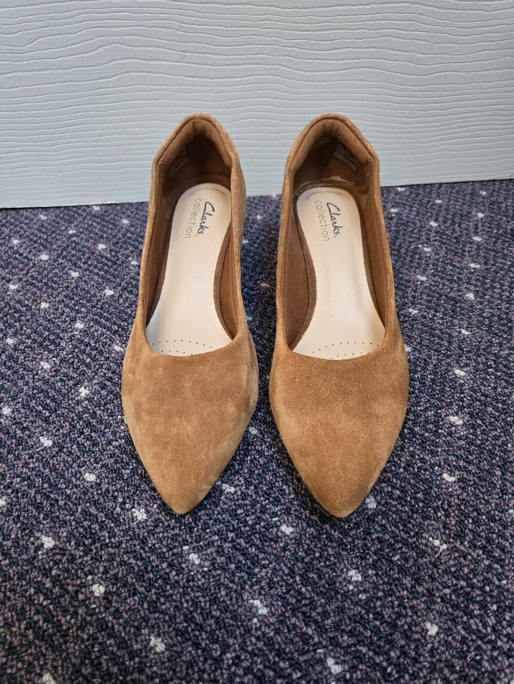 Clarks Women's Brown and Tan Courts Size 6.5